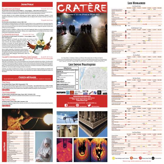 Programme 211 du 19 mai au 29 juin 2021
