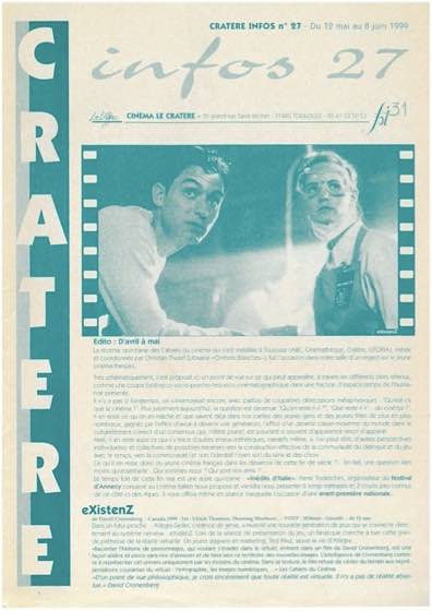 Programme 27 du 19 mai au 8 juin 1999