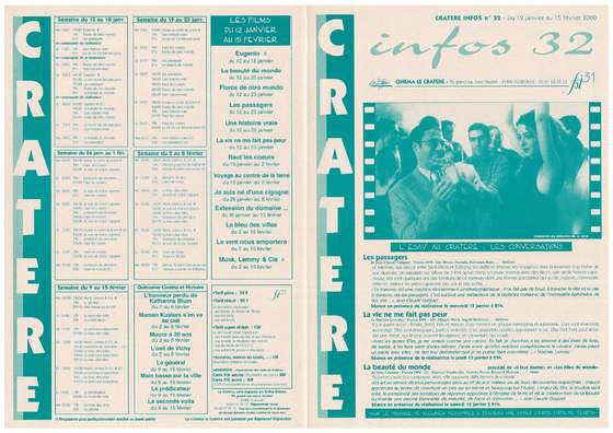 Programme 32 du 12 janvier au 15 février 2000