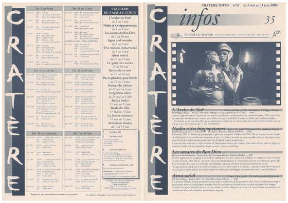 Programme 35 du 3 mai au 13 juin 2000