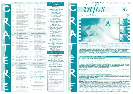 Programme 50 du 6 février au 15 mars 2002