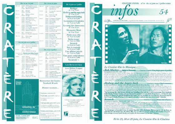 Programme 54 du 12 juin au 7 juillet 2002