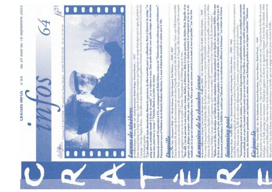 Programme 64 du 29 août au 16 septembre 2003