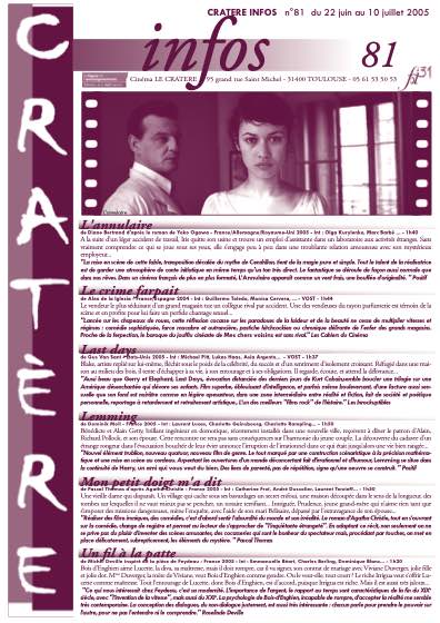 Programme 81 du 22 juin au 10 juillet 2005