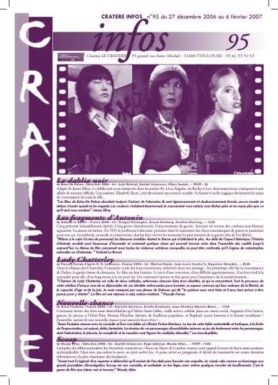 Programme 95 du 27 décembre 2006 au 6 février 2007