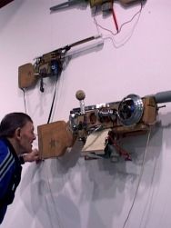 André Robillard, en compagnie