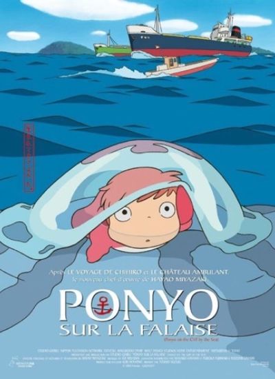 Ponyo sur la falaise
