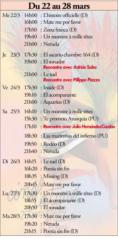 Cinélatino : 29èmes Rencontres de Toulouse
